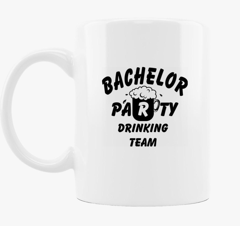 Legénybúcsú Bachelor party drinking team bögre