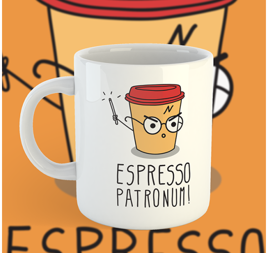 Espresso patronum bögre