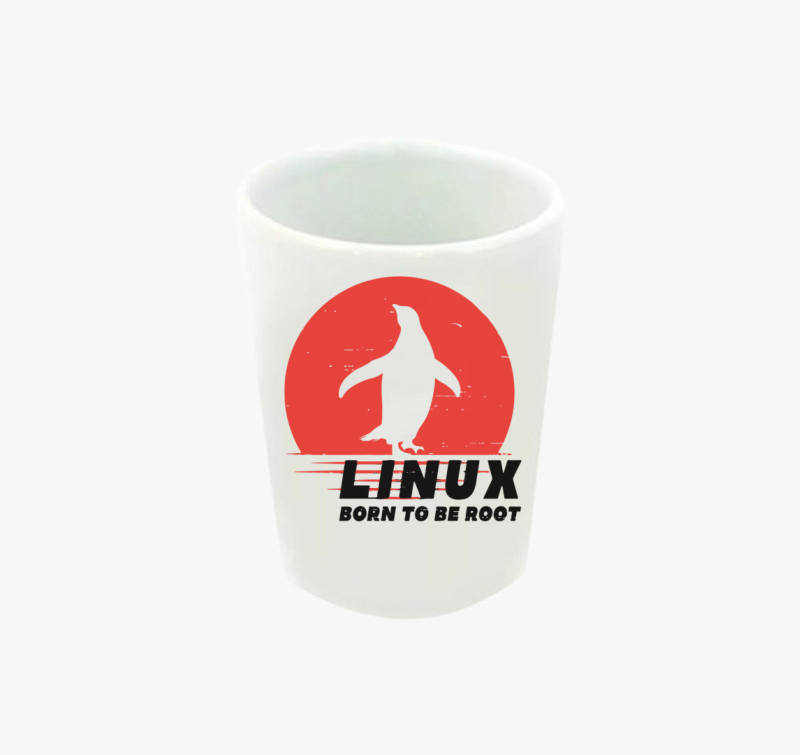 Linux born to be root feles pohár