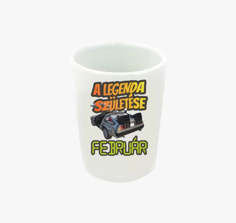 A legenda születése vissza a jövőbe február születésnap feles pohár