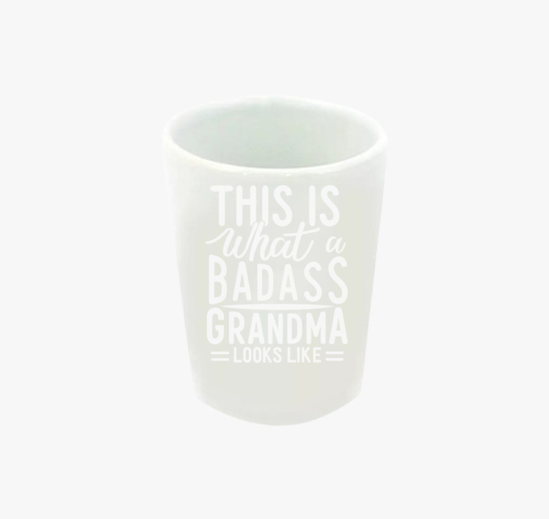 Badass Grandma look feles pohár