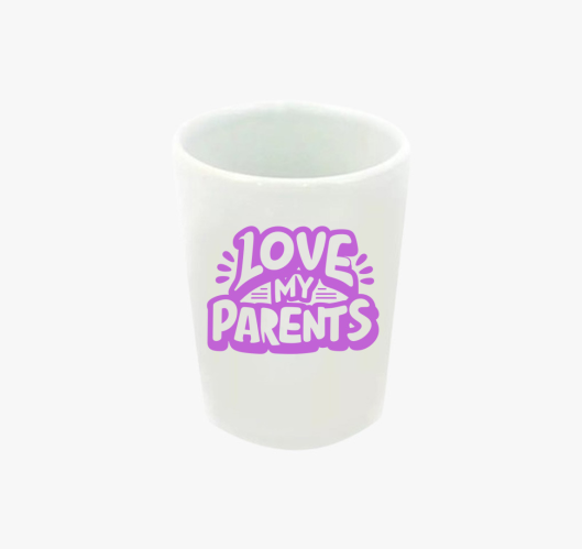 Love my Parents lilás feles po...