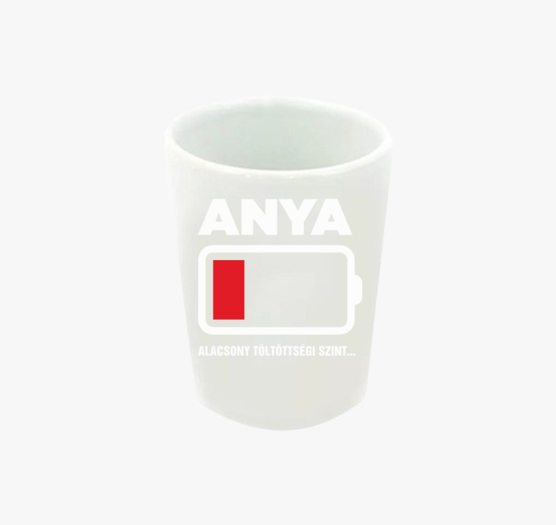 Anya fáradt feles pohár