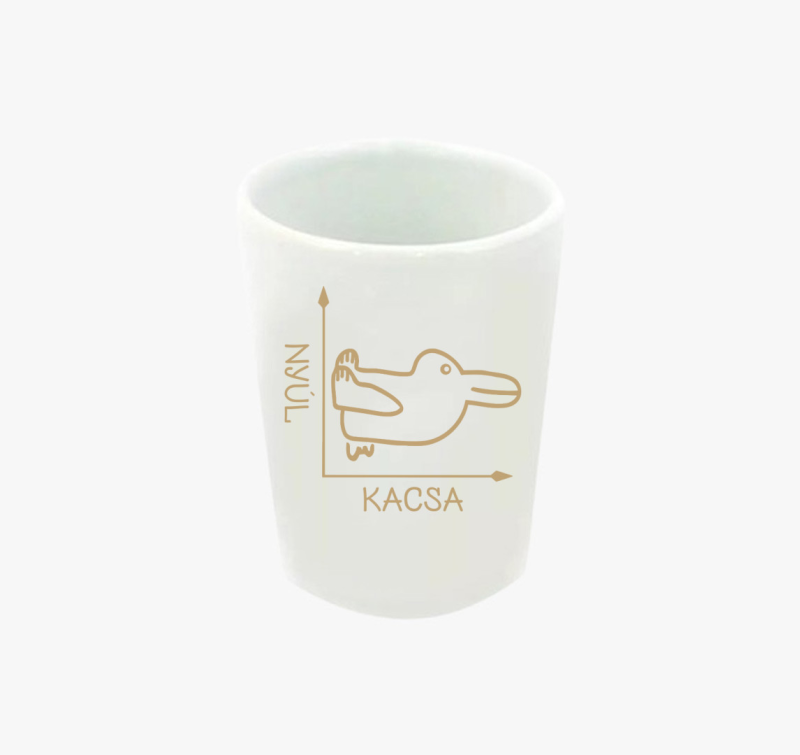 Nyúl Kacsa vicces feles pohár