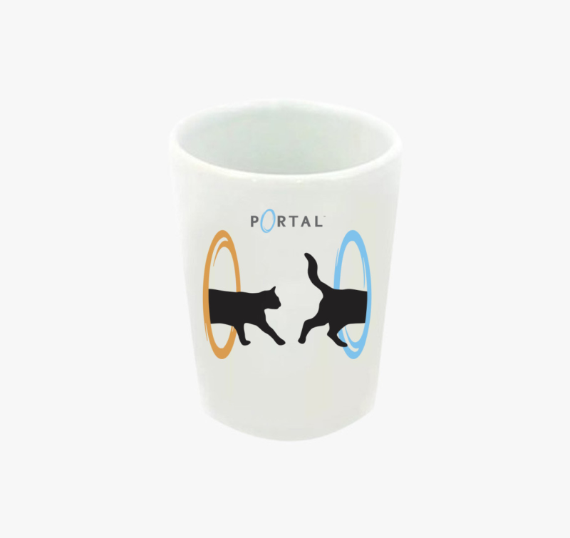 Portál macska feles pohár