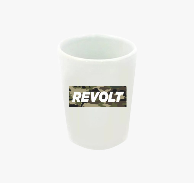 Terepminta emblémás design feles pohár