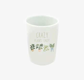 Nővényes feles pohár