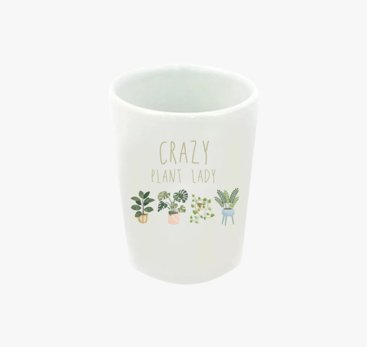 Nővényes feles pohár