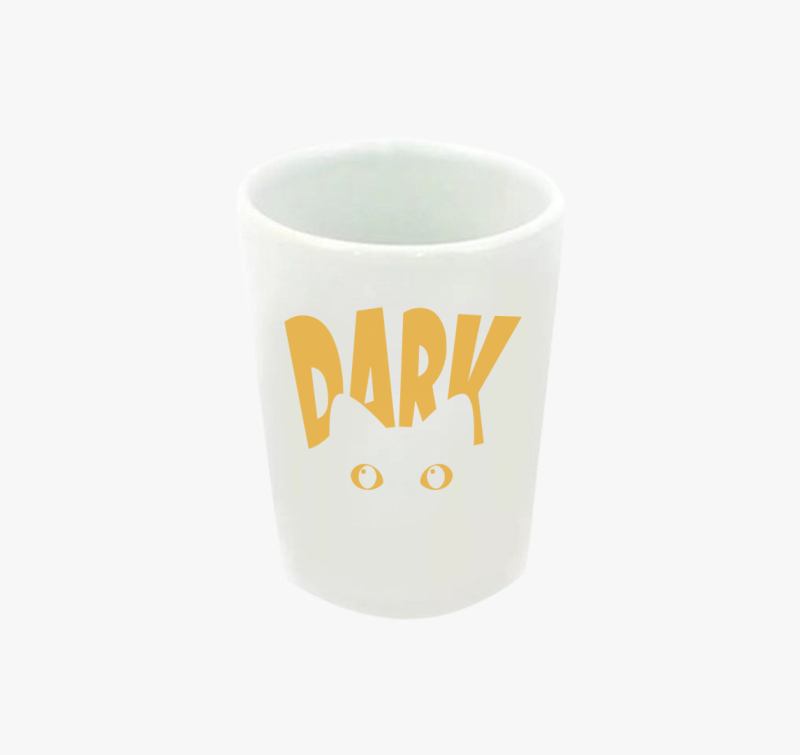 Dark macskás feles pohár