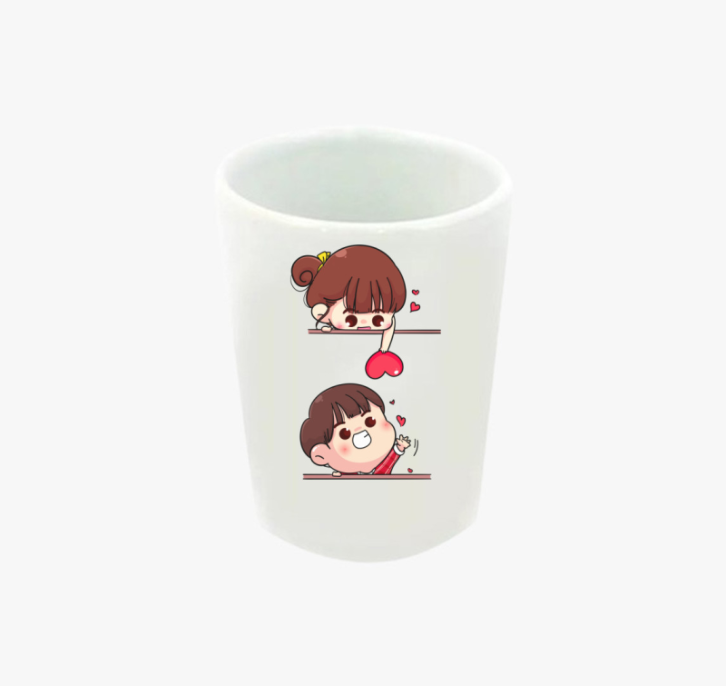 Cuki szerelmespár feles pohár