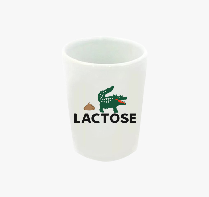 Vicces Lactose feles pohár