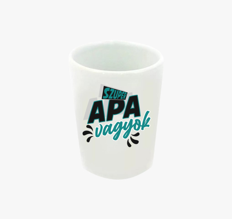 Szuper apa vagyok feles pohár
