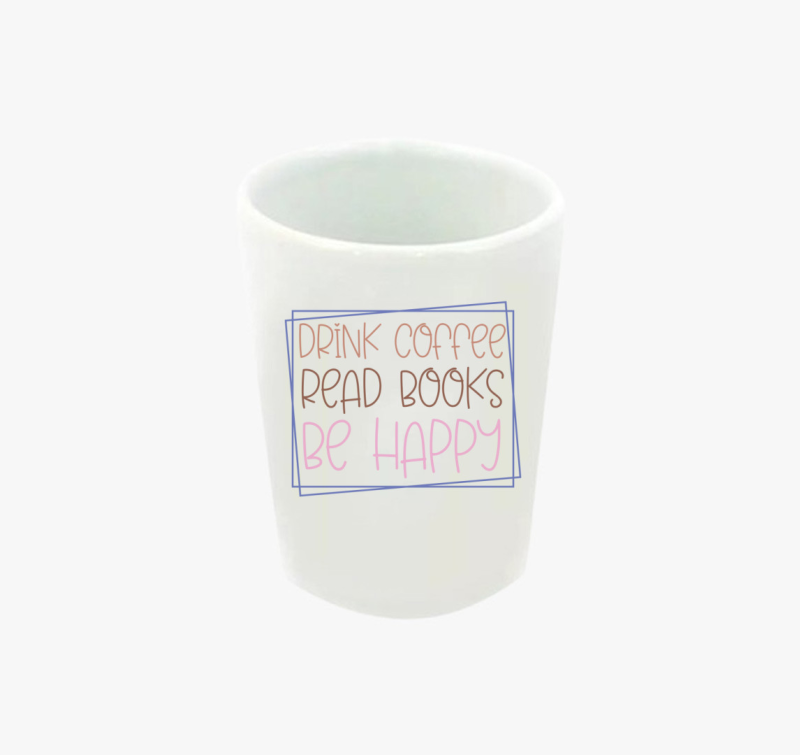 Coffee Books feles pohár