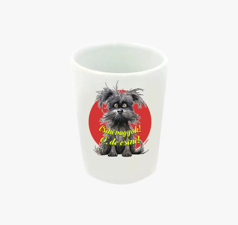 Pincsi kutya feles pohár