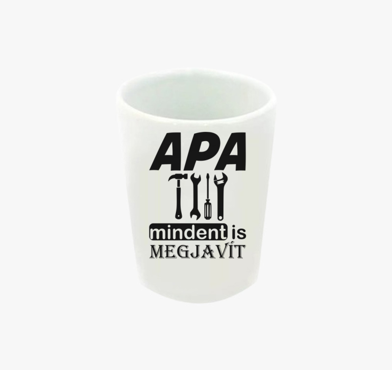 Apa mindent megjavít feles pohár