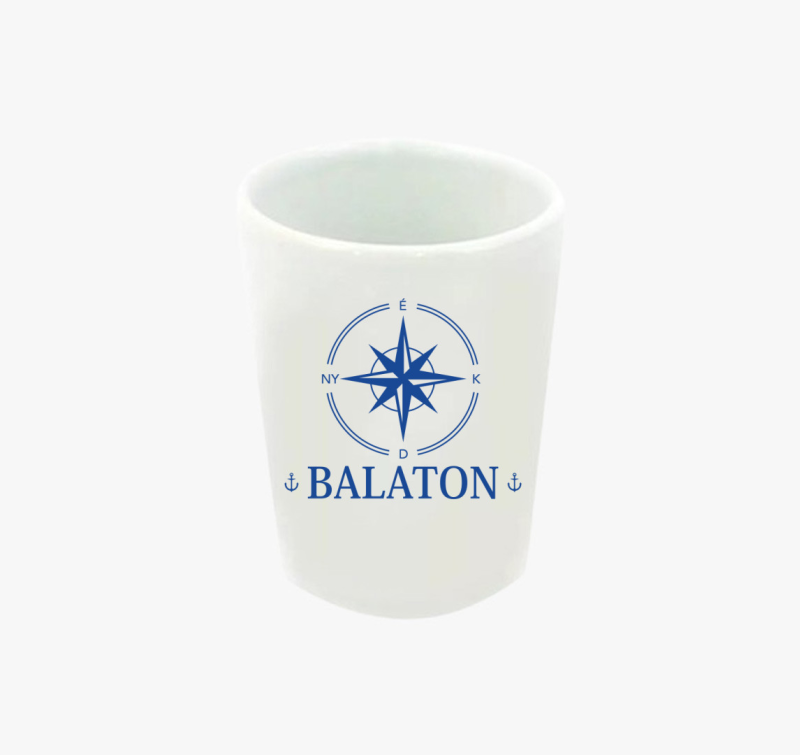 Balaton iránytű feles pohár