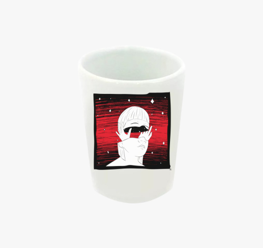 Gondolat feles pohár