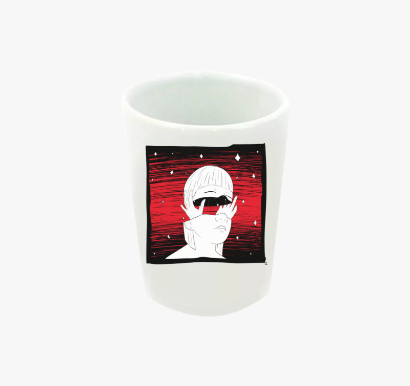 Gondolat feles pohár