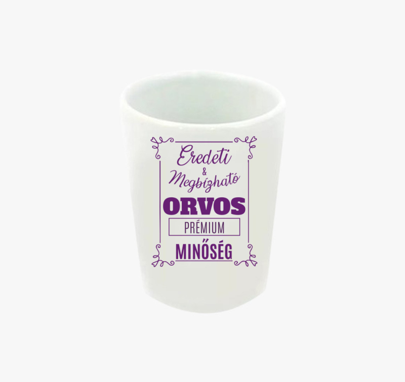 Megbízható orvos feles pohár