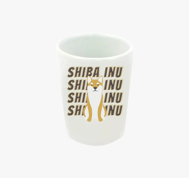 Shiba inu mintás feles pohár