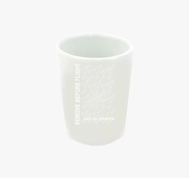 Remove before flight Gripen feles pohár