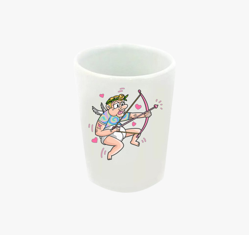 Cupidó feles pohár