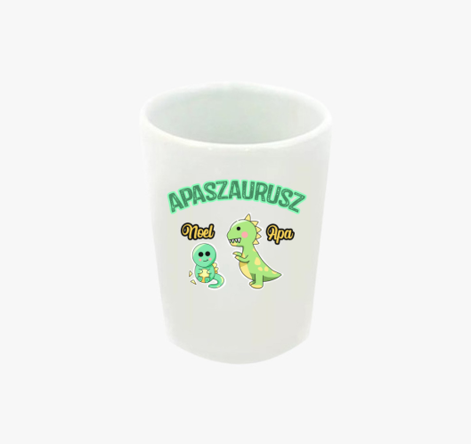 Apaszaurusz feles pohár - egye...