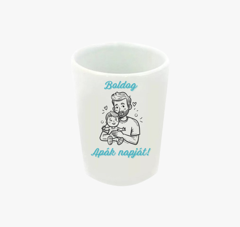 Boldog apák napját feles pohár