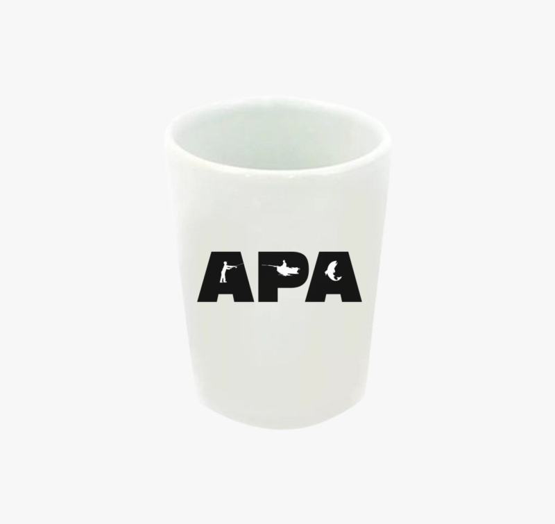 Apa horgászos feles pohár