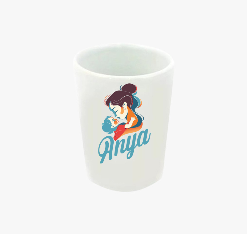Anya és Fia Rajz feles pohár