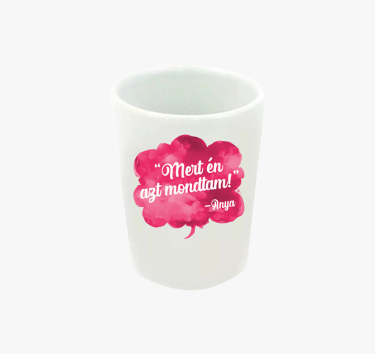 Mert én azt mondtam feles pohá...