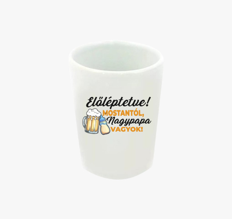 Előléptetve feles pohár
