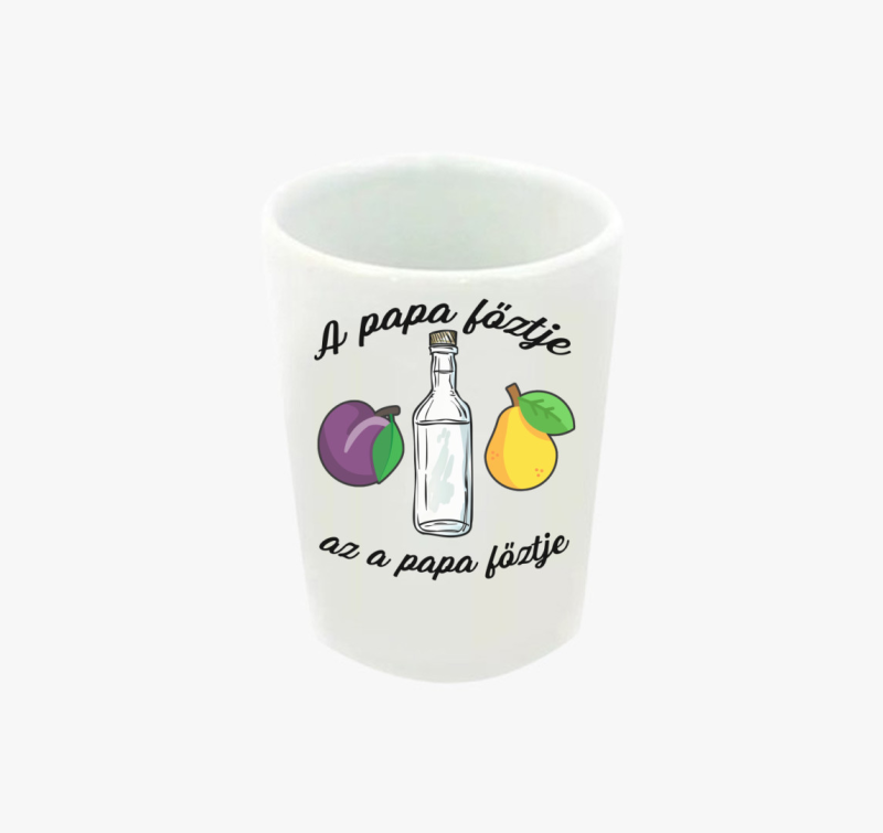 A papa főztje feles pohár