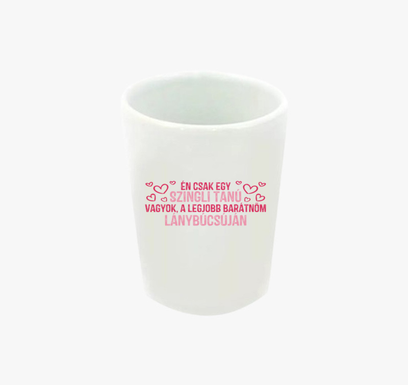 Én csak egy szingli tanú vagyok... feles pohár