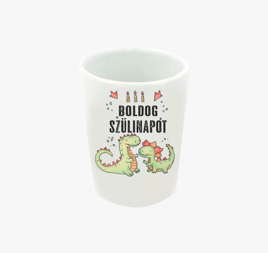 Dinós Szülinap feles pohár