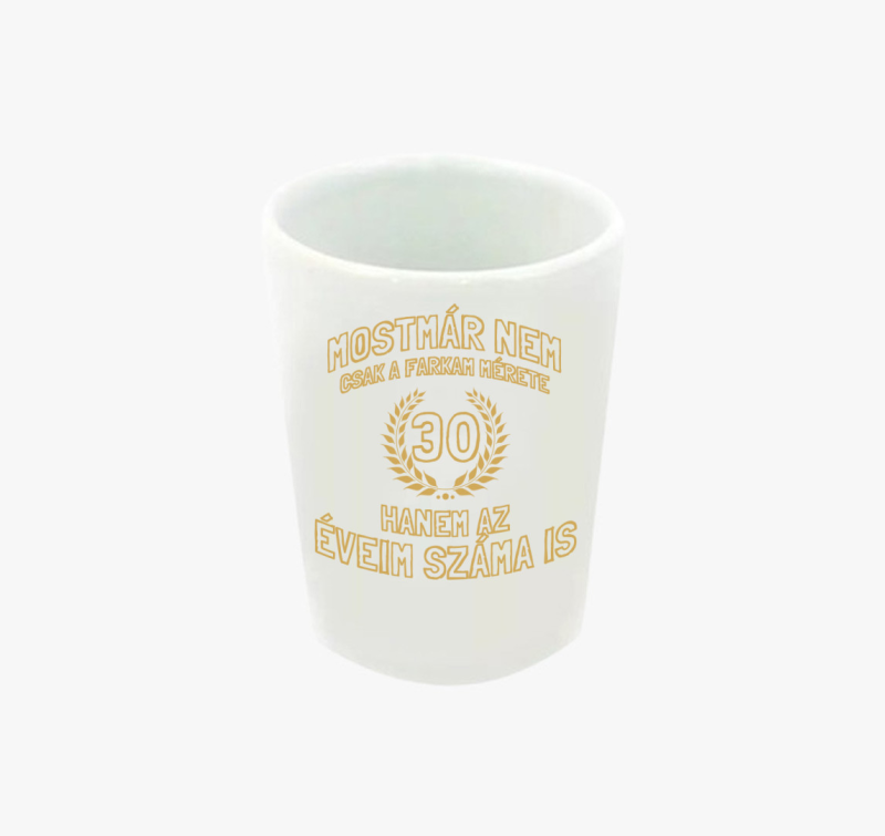 Nem csak a farkam mérete feles pohár - választható évszámmal