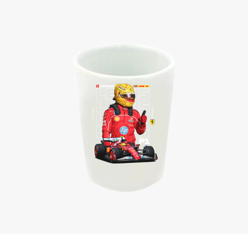 Lewis Hamilton Ferrari Fotó feles pohár