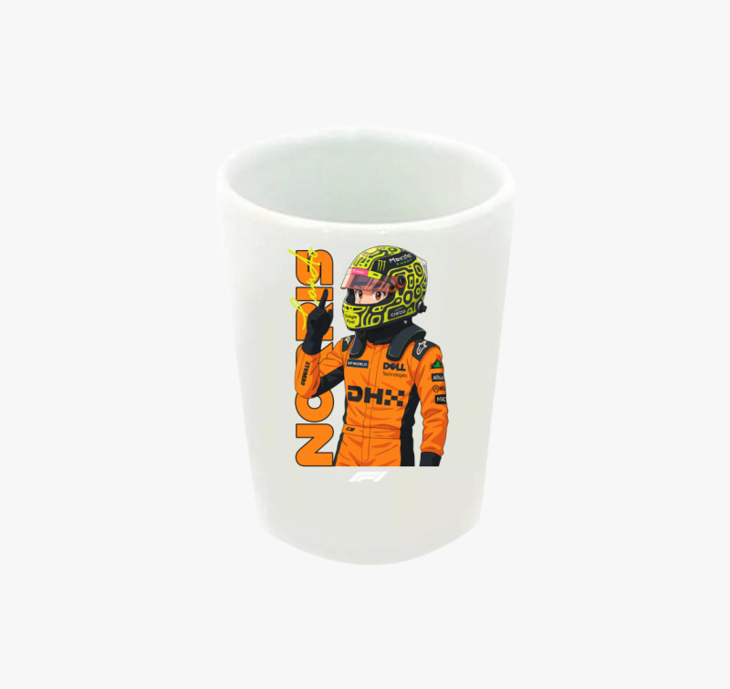 Lando Norris Rajzfigura feles pohár