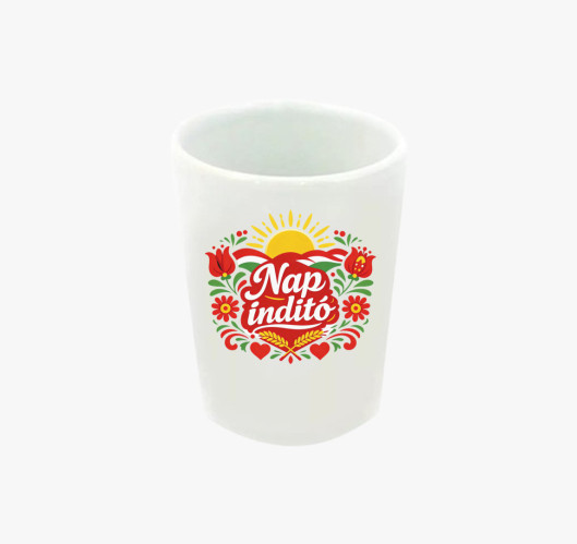 Napindító feles pohár