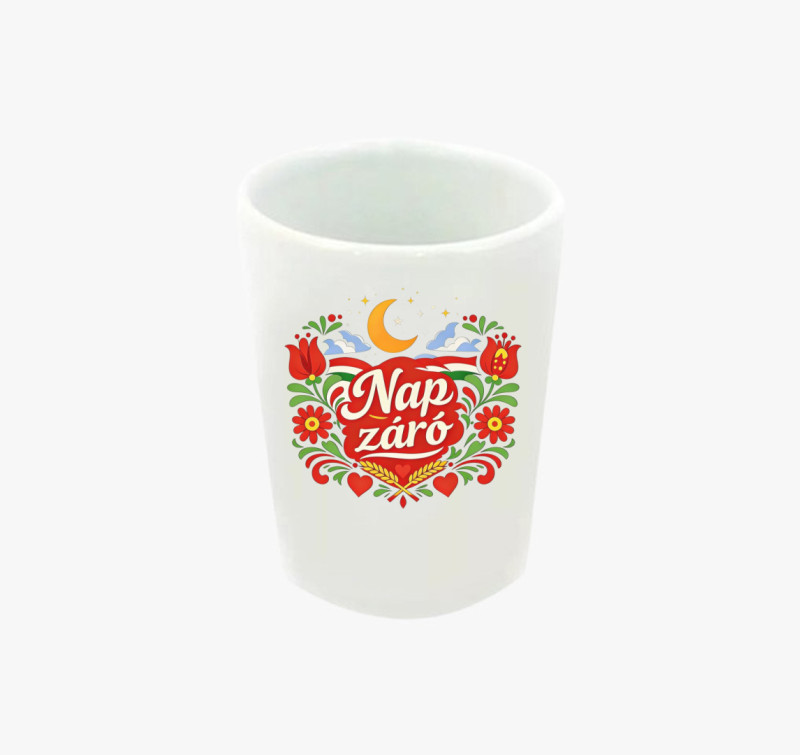 Napzáró feles pohár