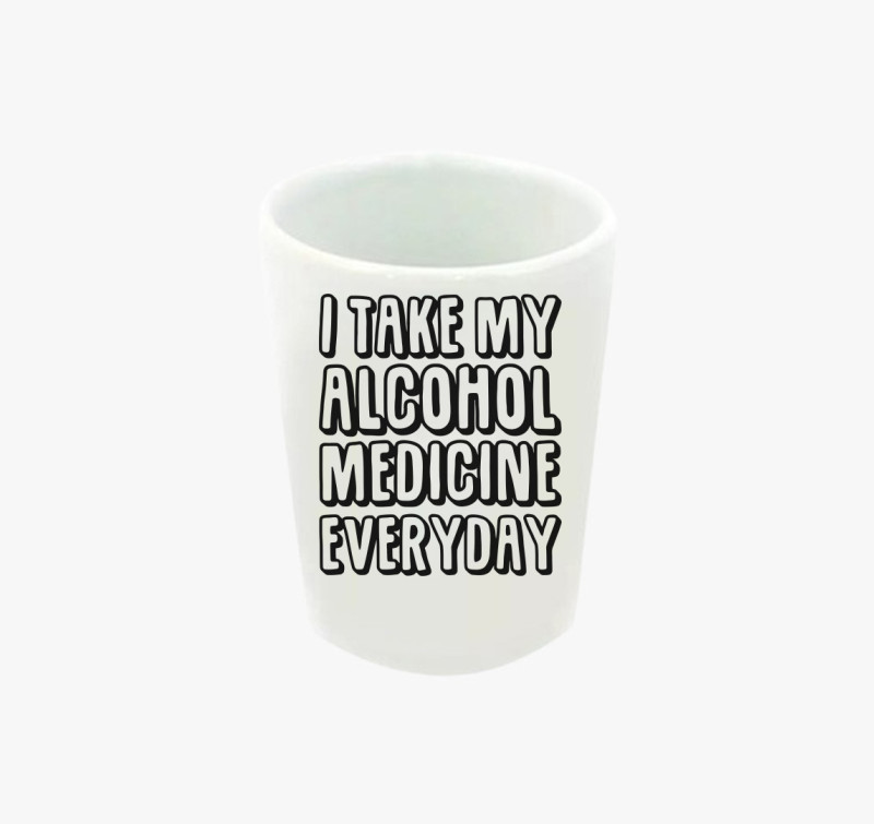 Alcohol Medicine Feles pohár