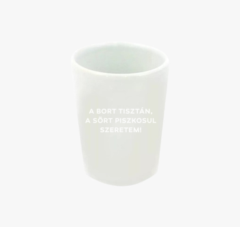 A bort tisztán, a sö...