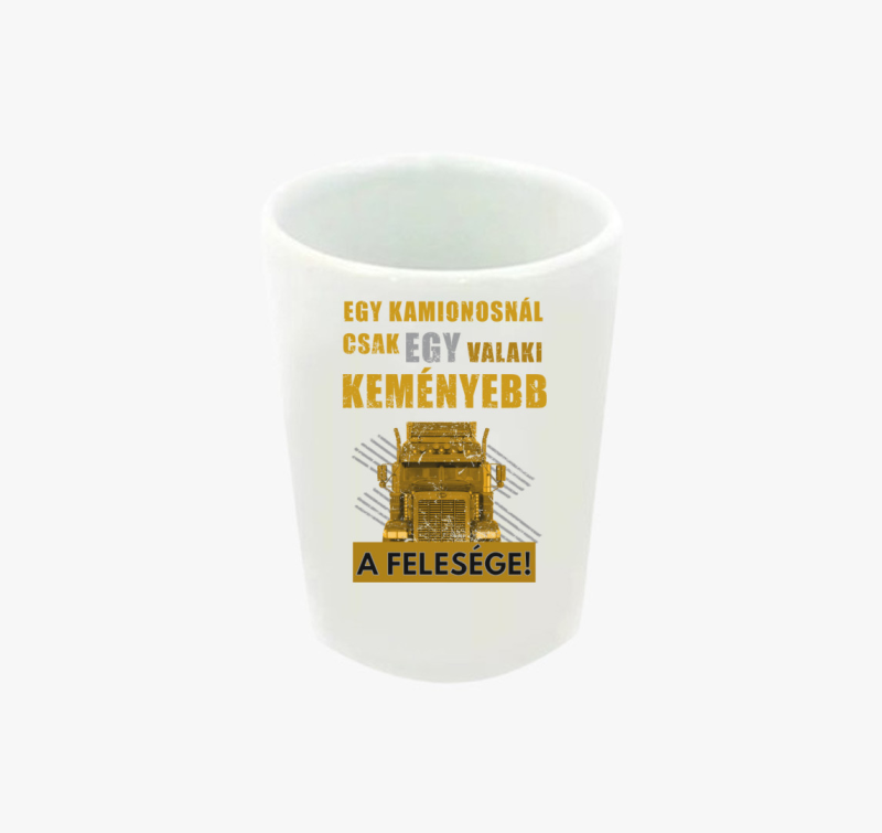 Kamionos feles pohár