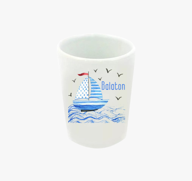 Vitorlás Balaton feles pohár