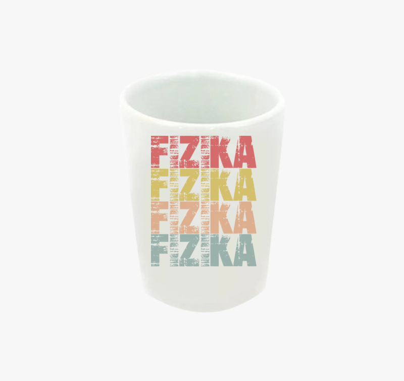 Fizika feliratos feles pohár
