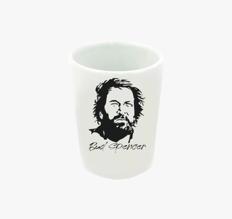 Bud Spencer sziluett feles pohár