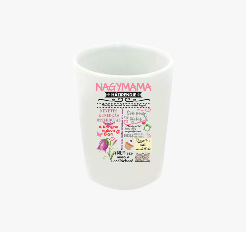 Nagymama házirendje feles pohár