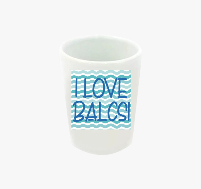 I love Balcsi feles pohár