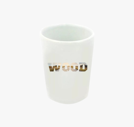 Wood feiratos feles pohár