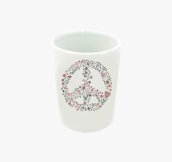 Békejel virágokból -...